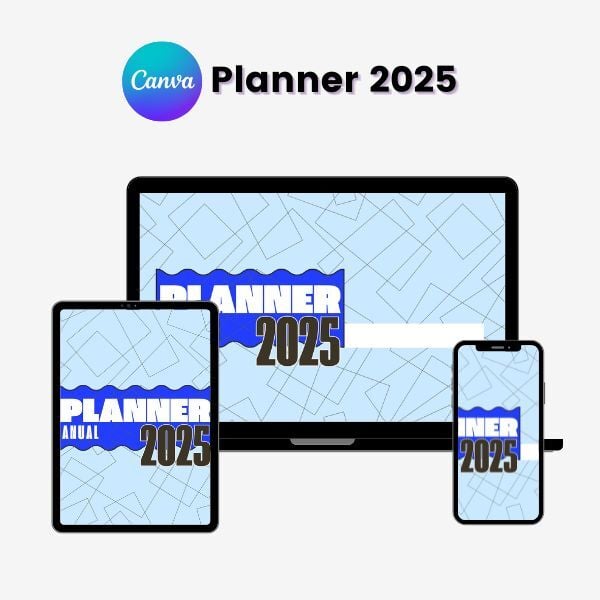 Organización con Planner Kit 2025 - CANVA